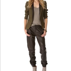 Rag & Bone Leather Pajama Pants